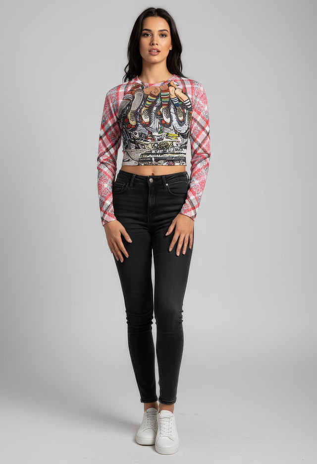 Bev Long Sleeve Eco-Friendly Crop Top