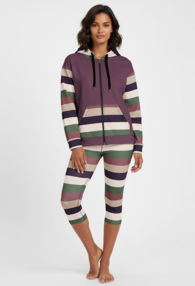 Duah Women's Zipped Sustainable Relaxed Fit Hoodie