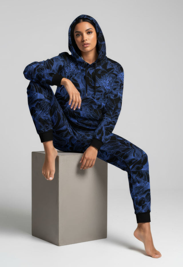 Nari 2 Women's Relaxed Fit Graphic Black Hoodie