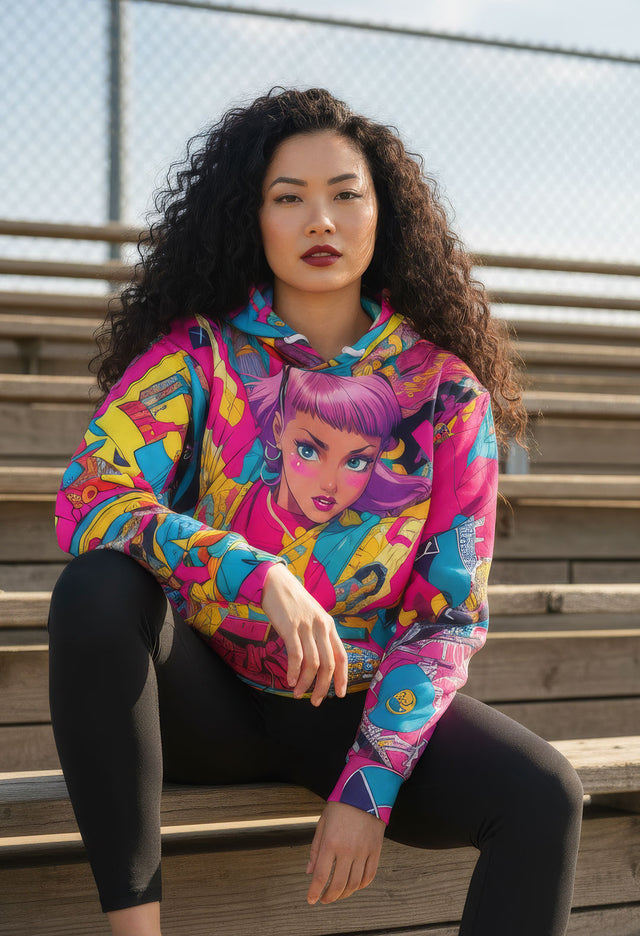 Vitora Women's Fleece Graphic Hoodie