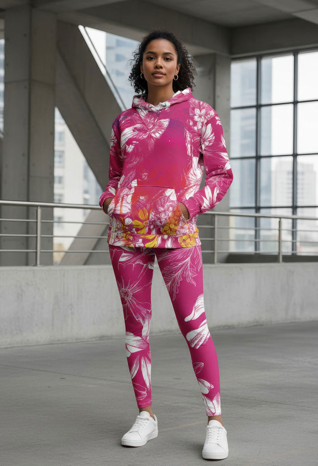 Sadana Women's Oversized Graphic Pullover Hoodie