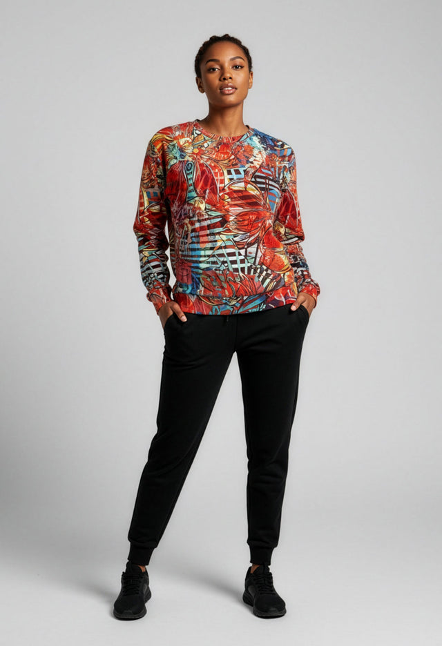 Andrei SM Oversized Long Sleeve Crew