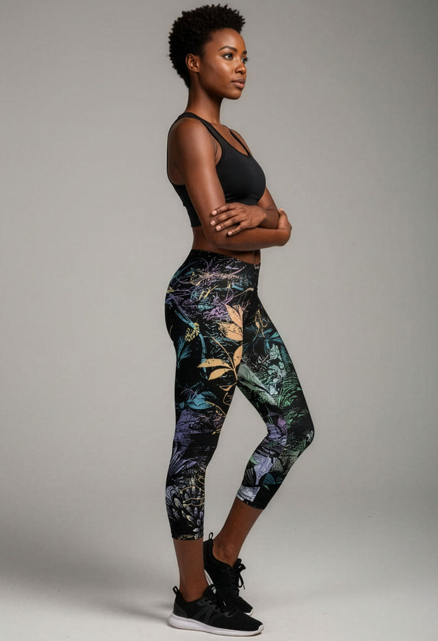 Blooming Women's Capri Leggings
