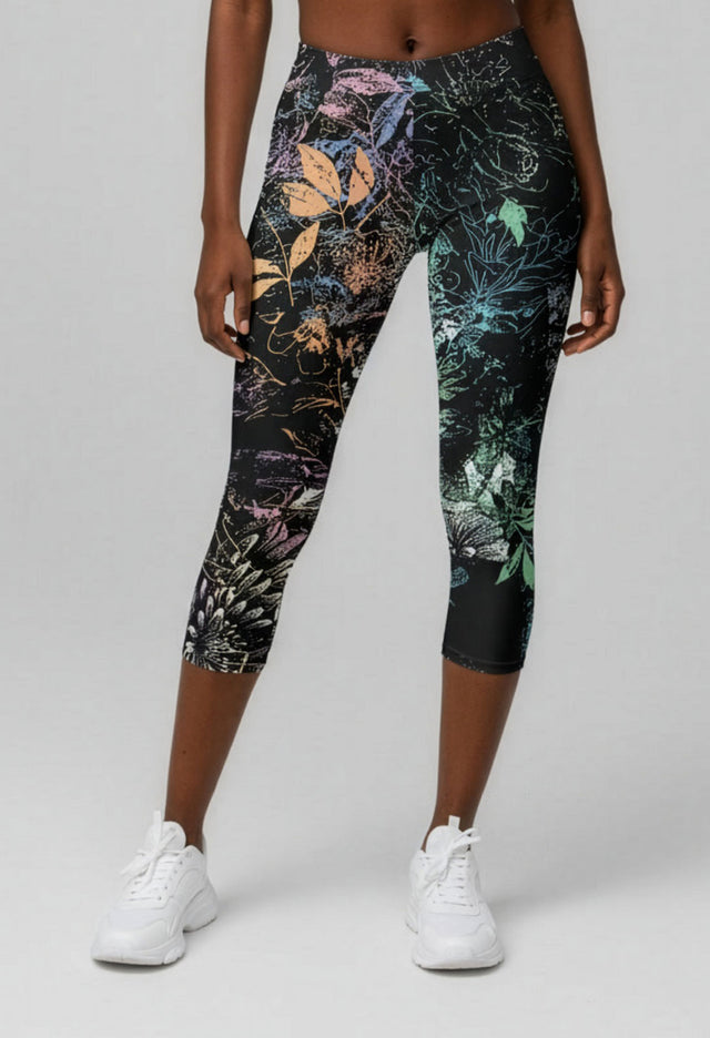 Blooming Women's Capri Leggings