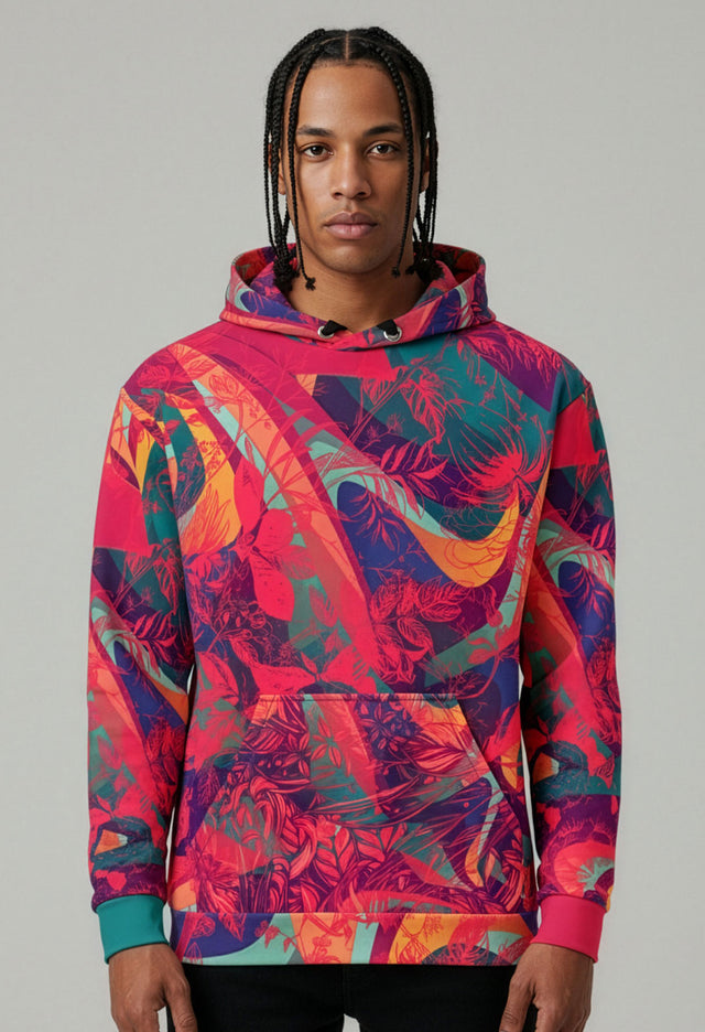 Blue Opera Mens Relaxed Fit Pullover Hoodie