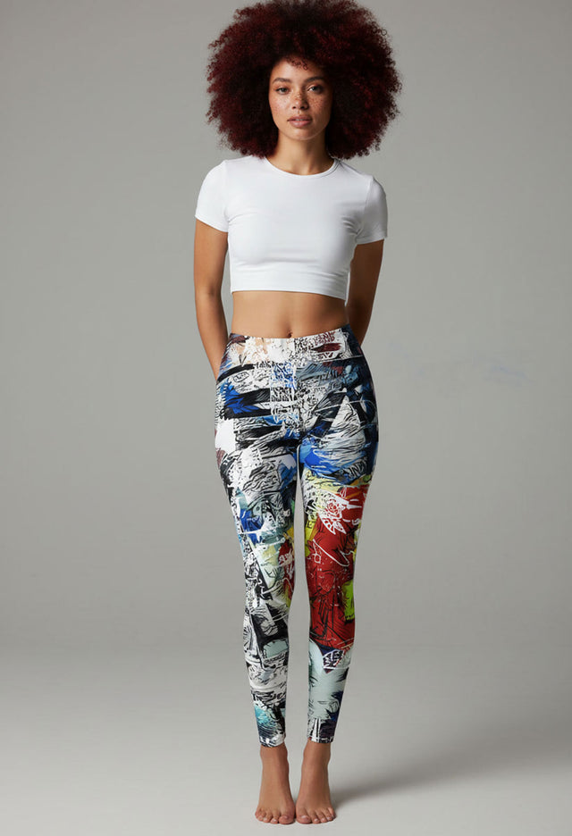 In 21 Women's Stripe Leggings