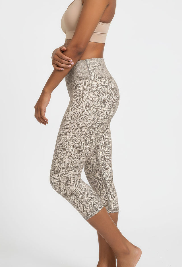 Ika Moss Yoga Capri Leggings