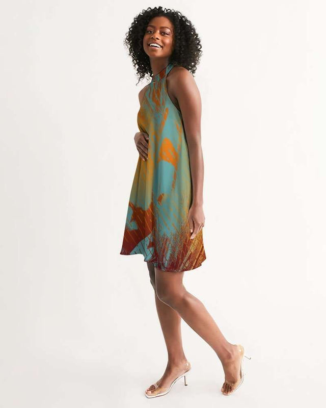 Sania Marie Osa Halter Dress