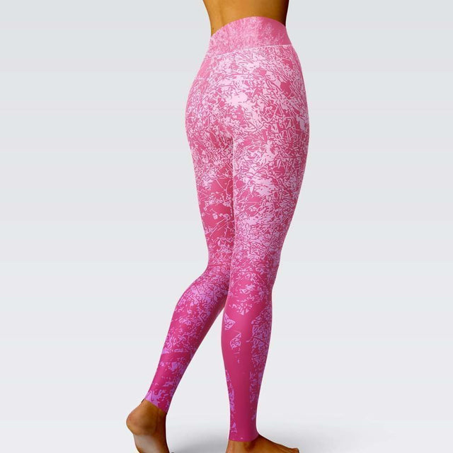 Pink Ice Leggings by Sania Marie