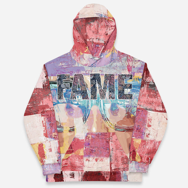 Fame Relaxed Pullover Hoodie Plus Size