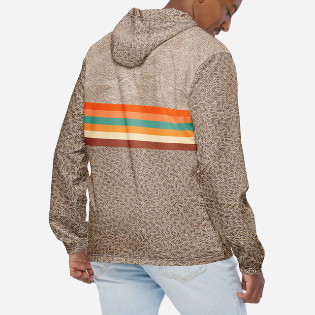 Ika Moss Full-Zip Windbreaker Hoodie