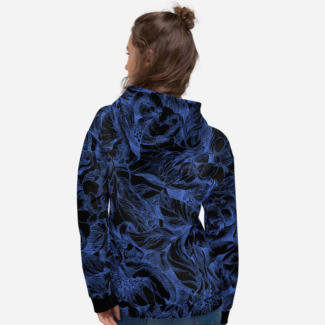 Nari 2 Relaxed Fit Graphic Black Hoodie