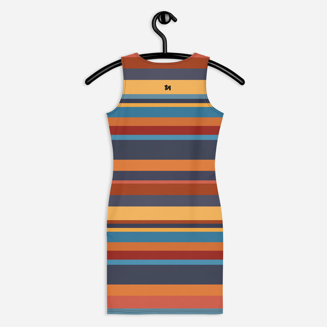 Sassy Girl Fitted Stripe Dress