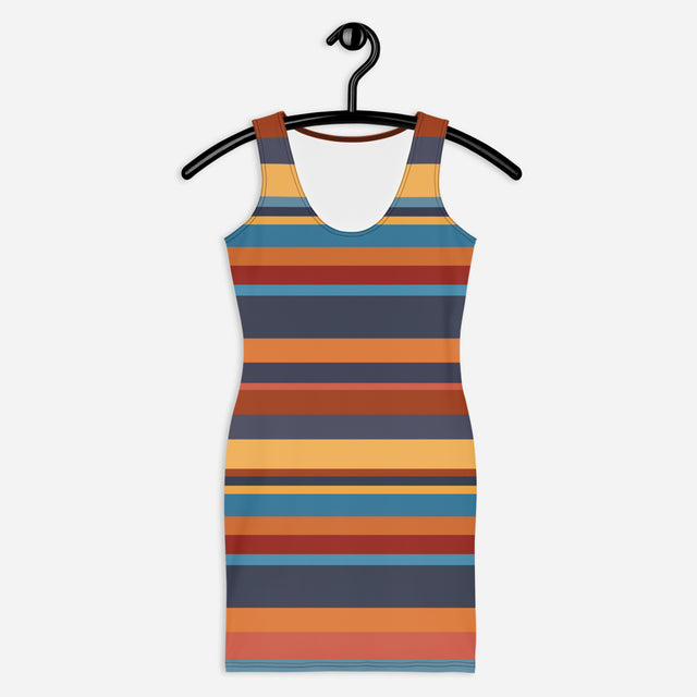 Sassy Girl Fitted Stripe Dress