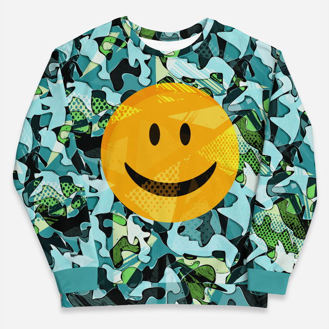 True Relaxed Crew Camo Sweatshirt