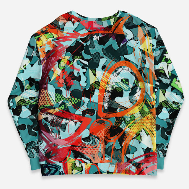 True Relaxed Crew Camo Sweatshirt