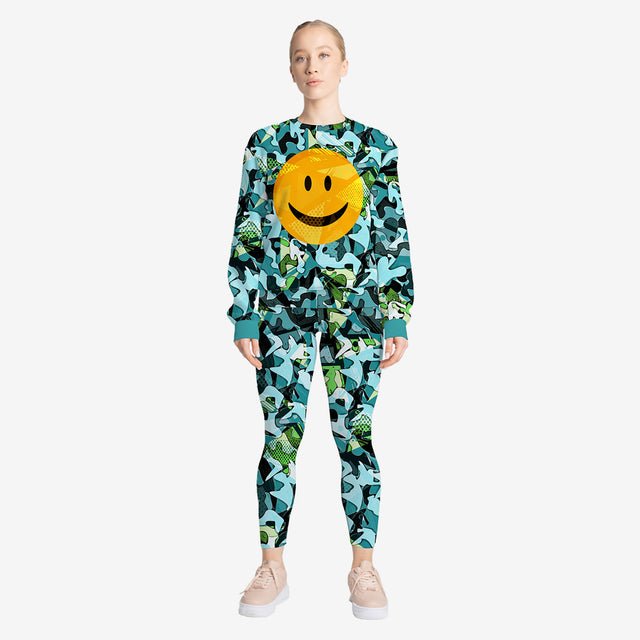 True Relaxed Crew Camo Sweatshirt