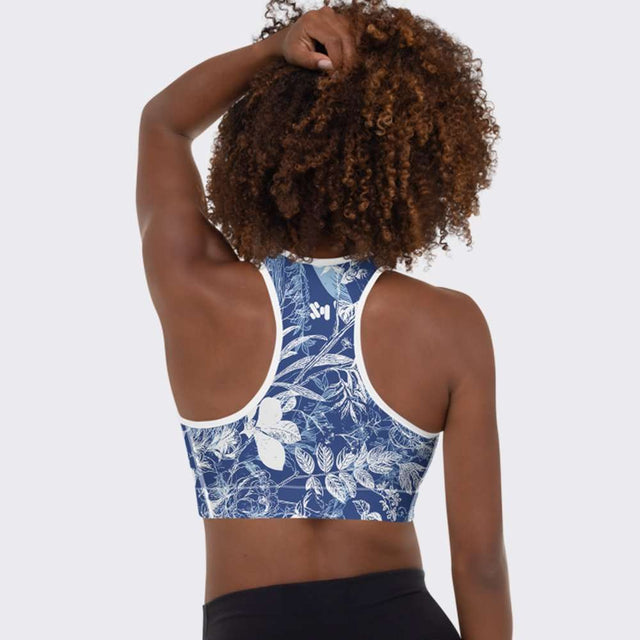 Drift Blue Sports Bra Sania Marie