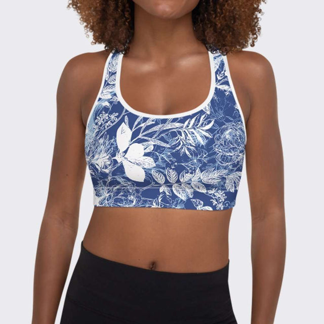 Drift Blue Sports Bra Sania Marie