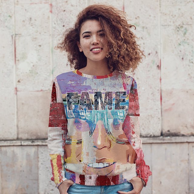 Fame Relaxed Fit Essentials Sweatshirt