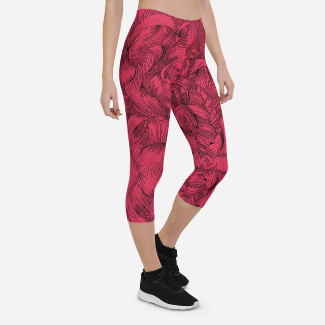 Roses Secret Capri Leggings