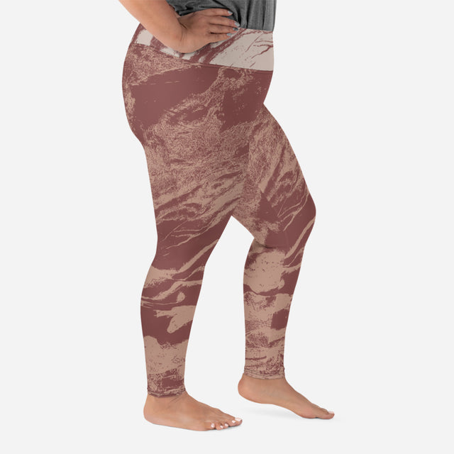 Simple Romance Plus Size Leggings