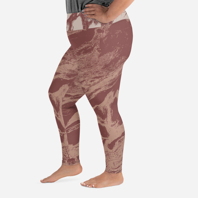 Simple Romance Plus Size Leggings