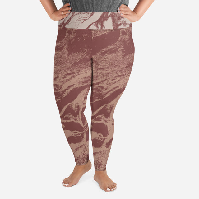 Simple Romance Plus Size Leggings