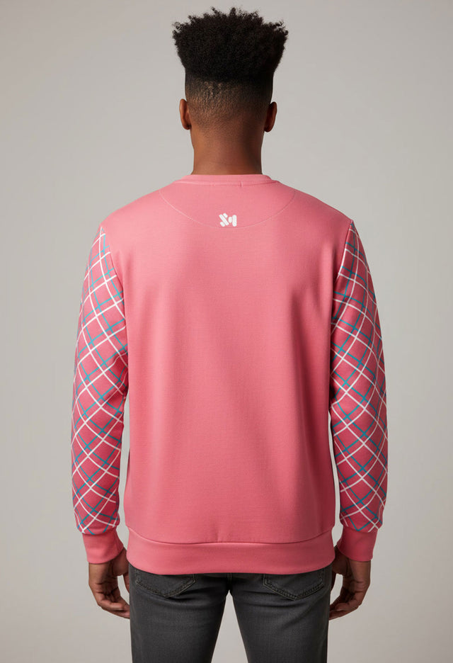 Bosona - Mens Graphic Print Fleece Sweatshirt