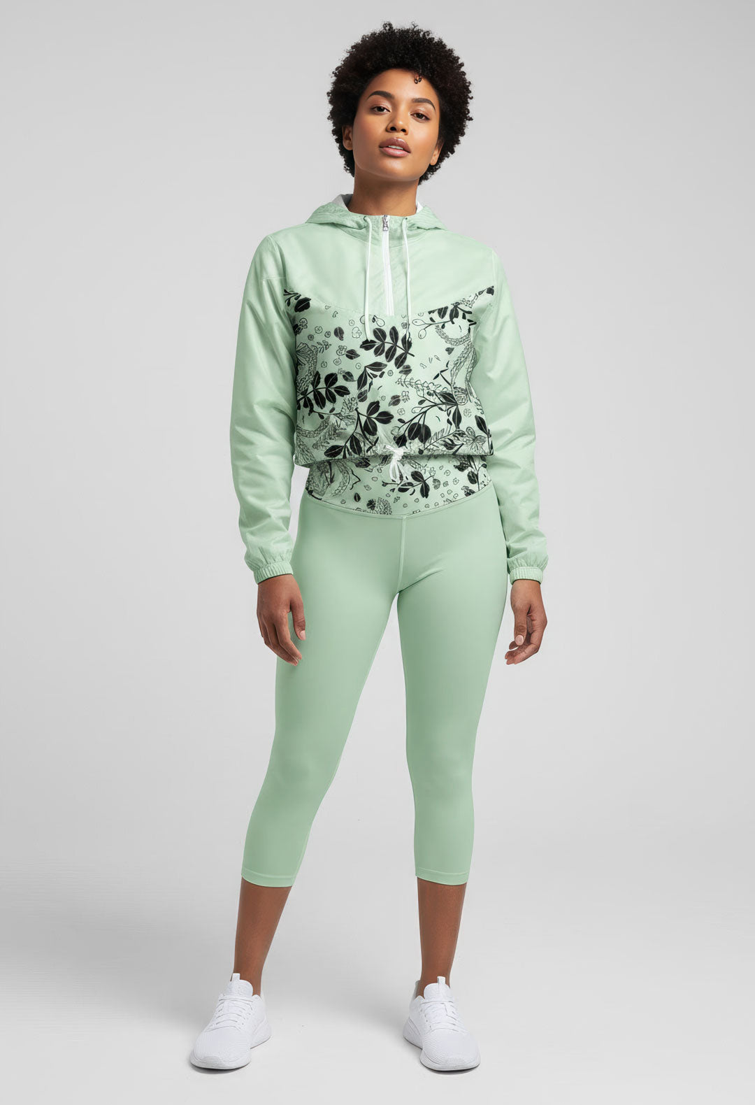 Iza Katera Women's Cropped Windbreaker – Sania Marie