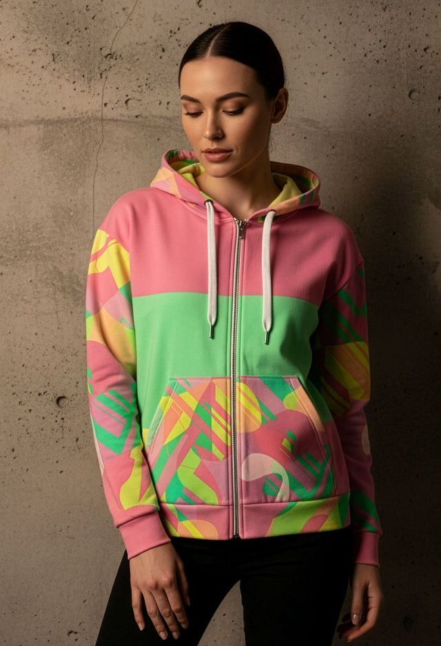 Alina Premium Fleece Eco Conscious Zip Hoodie