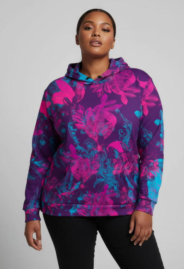 Simple Pleasure Essentials Relaxed Fit Hoodie Plus Size