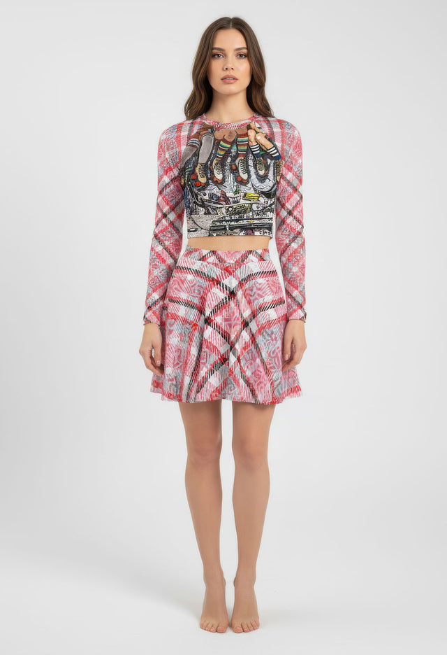 Bev Long Sleeve Eco-Friendly Crop Top