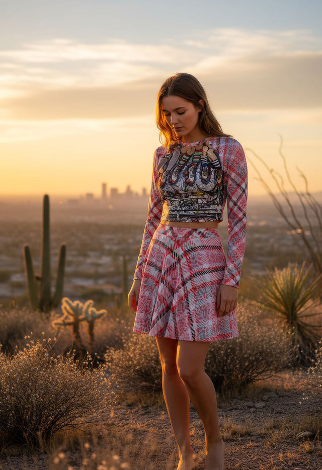 Bev Long Sleeve Eco-Friendly Crop Top