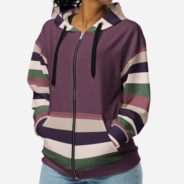 Duah Zipped Hoodie – Sustainable, Relaxed Fit