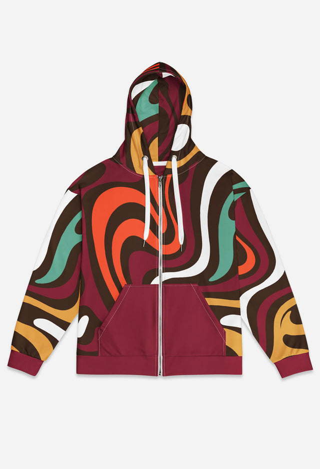 Elgin Mar Premium Fleece Eco Conscious Zip Hoodie