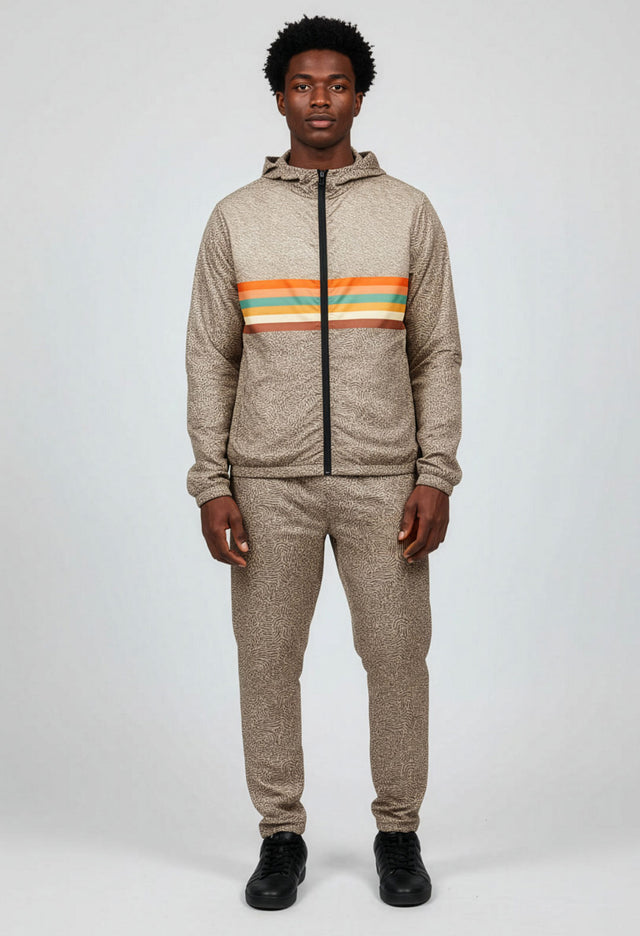 Ika Moss Full-Zip Windbreaker Hoodie