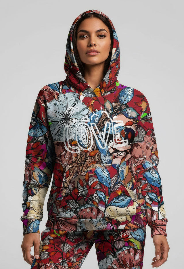 Love Your Way Vibrant Relaxed Hoodie