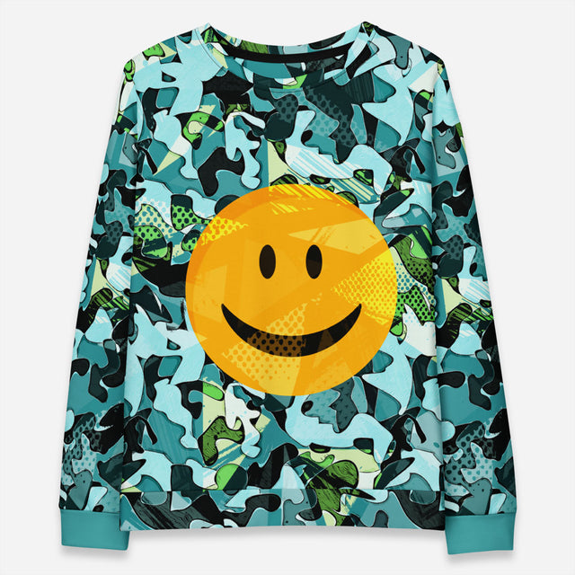 True Relaxed Crew Camo Sweatshirt