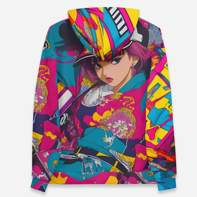 Vitora Fleece Graphic Hoodie Plus Size