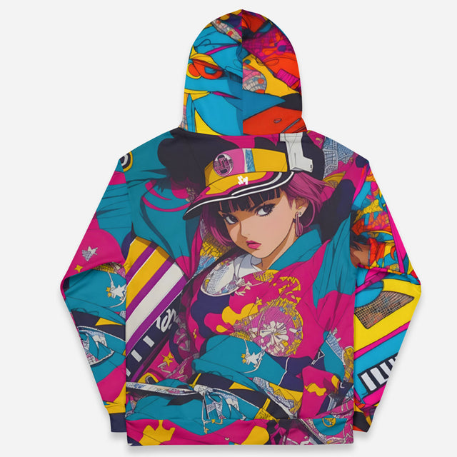 Vitora Fleece Graphic Hoodie Plus Size