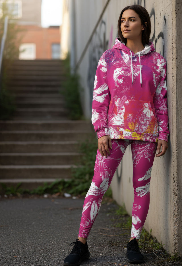 Sadana Oversized Graphic Pullover Hoodie