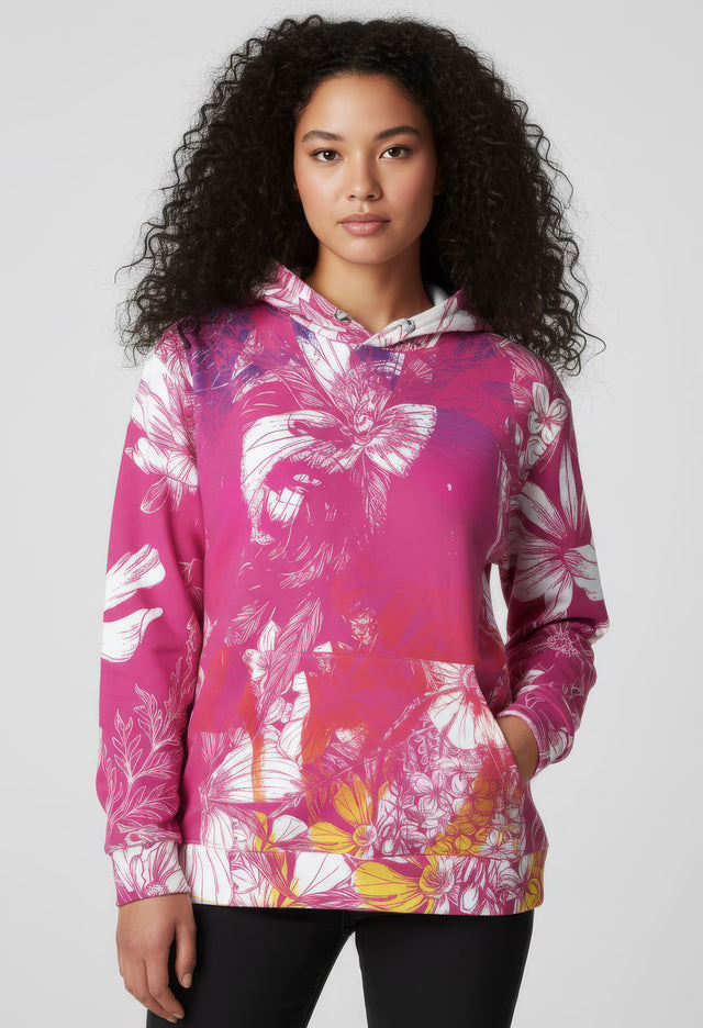 Sadana Oversized Graphic Pullover Hoodie
