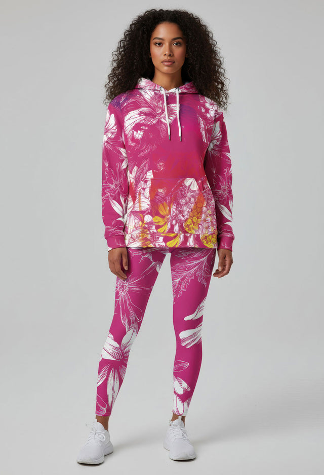 Sadana Women's Oversized Graphic Pullover Hoodie