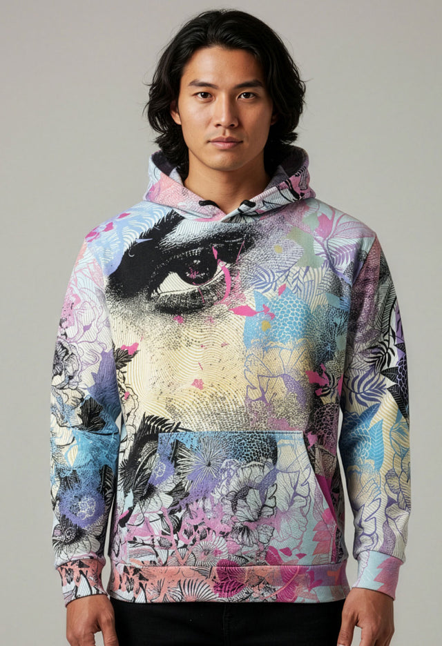 Adaya Mens Fleece Pullover Essentials Hoodie