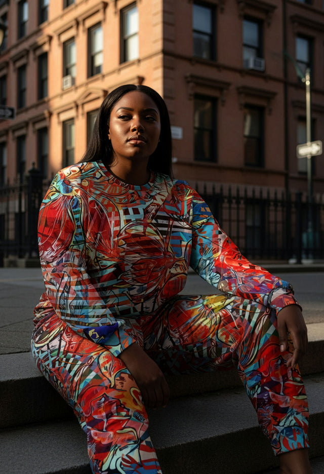 Andrei SM Oversized Long Sleeve Crew