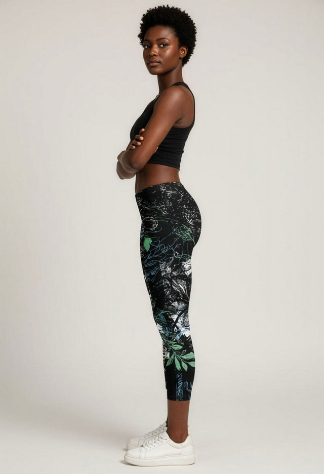 Blooming Women's Capri Leggings