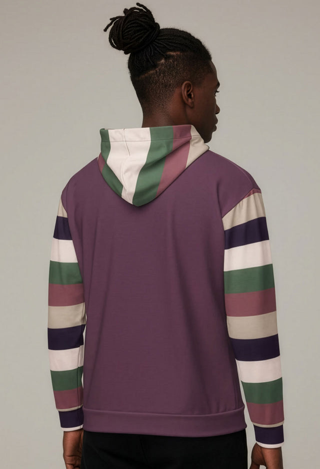 Duah Mens Zipped Sustainable Relaxed Fit Hoodie