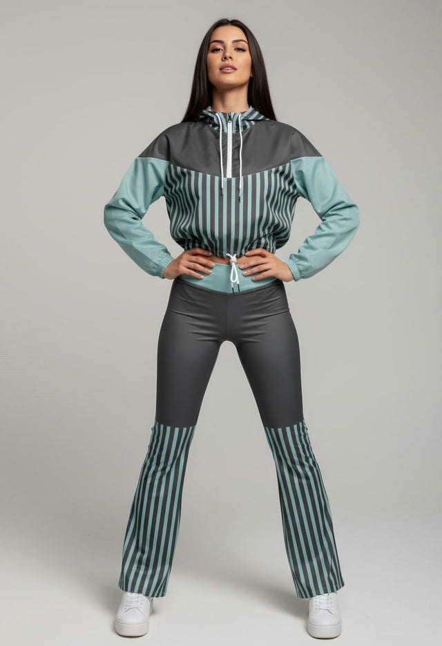 Falana Women’s Cropped Windbreaker Jacket