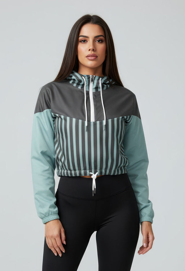 Falana Women’s Cropped Windbreaker Jacket
